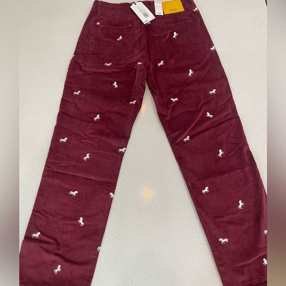 WESC Horses Corduroy Pants – Relaxed Fit 32x32, New With Tags - Picture 2 of 5